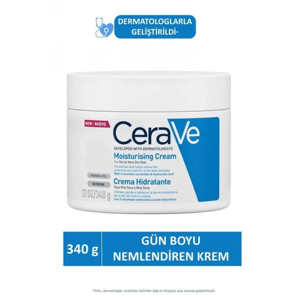 Cerave 340 gr Moisturising Cream Nemlendirici Krem