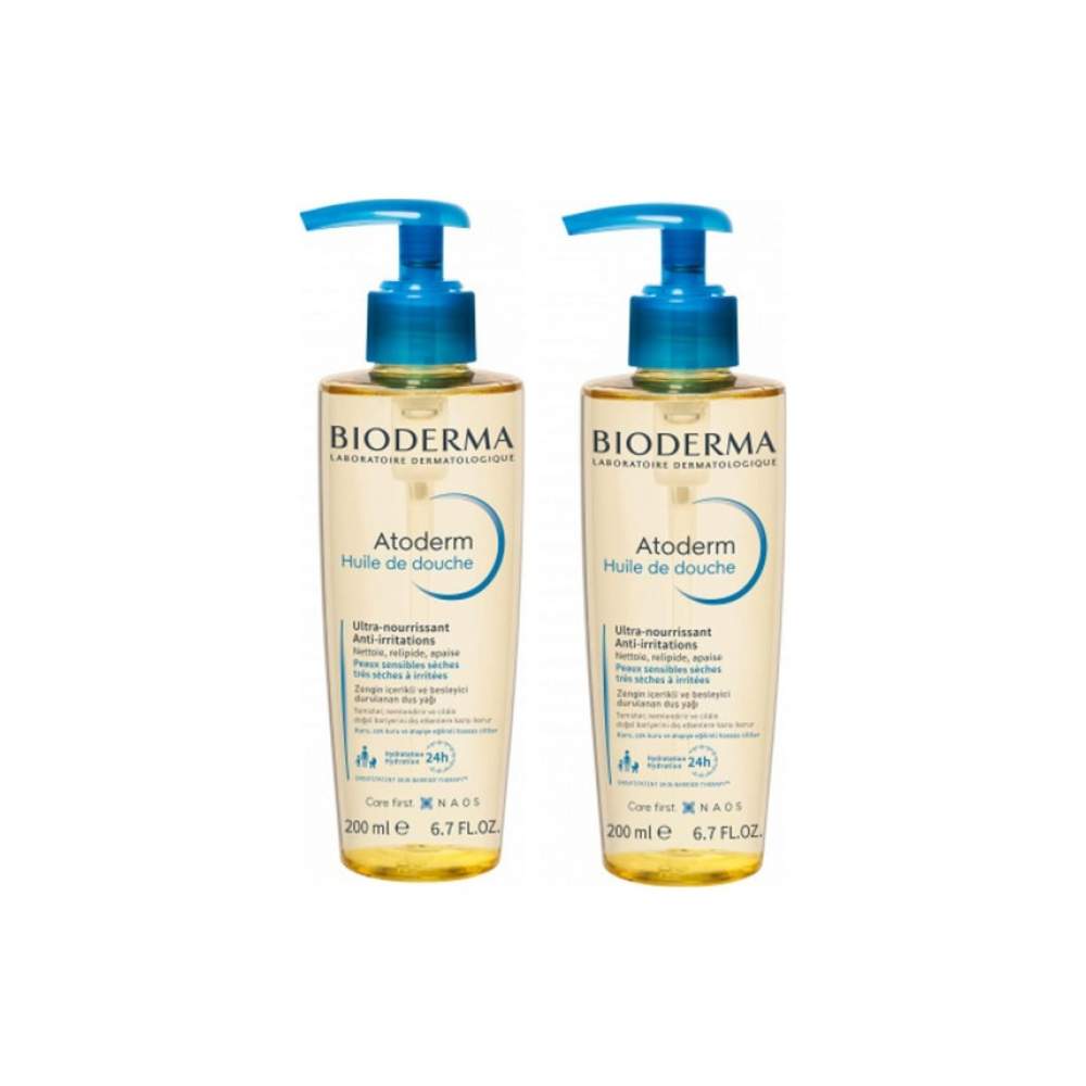 Bioderma Atoderm Huile De Douche 2x200 ml Showe Oil