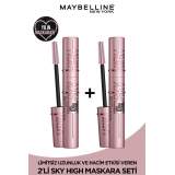 Maybelline New York Lash Sensational Sky High Maskara 2'li Set