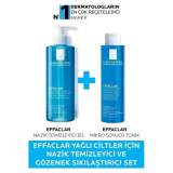 La Roche-Posay 400 ml Effaclar Temizleme Jeli ve 200 ml Effaclar Tonik