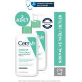 CeraVe 2 Adet 236 ml Foaming Cleanser Normal & Yağlıya Dönük Ciltler İçin