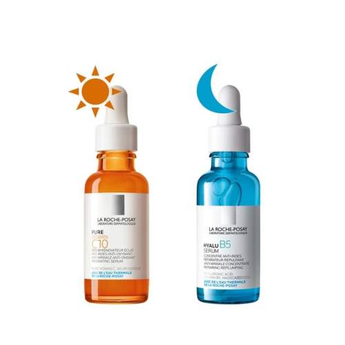 La Roche Posay Anti Aging Bakım Serum Set | Pure C10 Serum Ve Hyalu B5 Serum ss20210215001