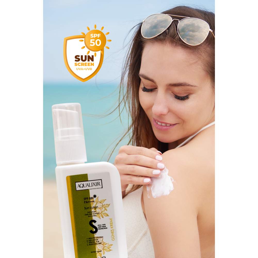 Leke Karşıtı Tüm Ciltler Için Yüksek Korumalı 50 Spf Güneş Kremi 50 ML