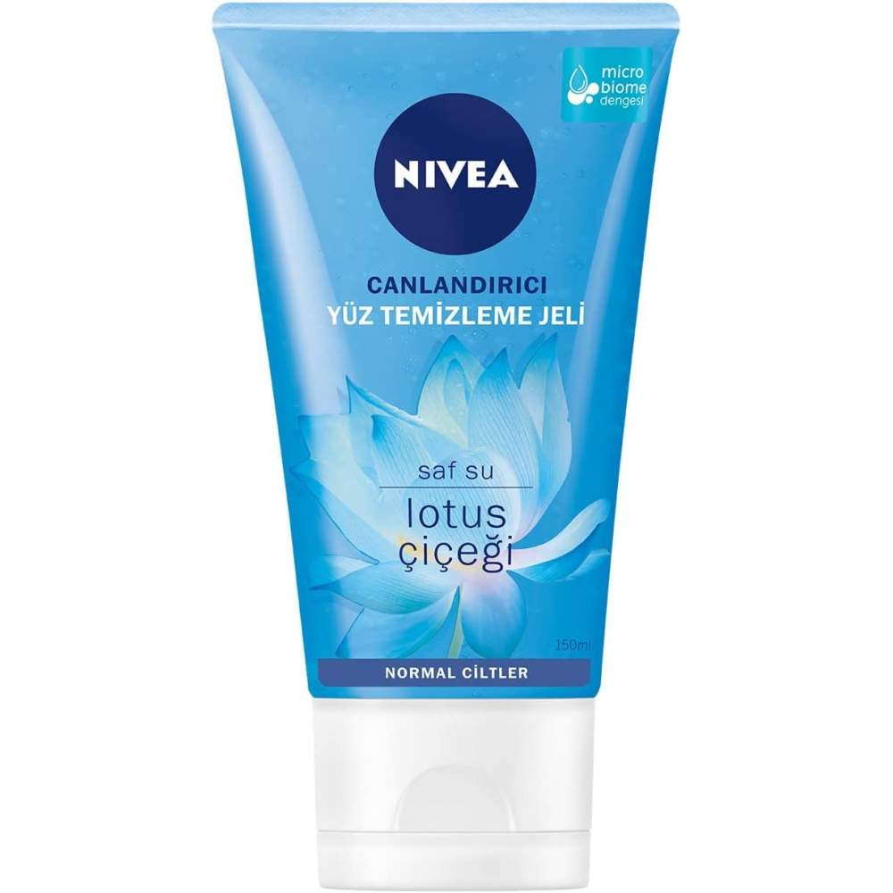 Nivea 150 ml Lotus Çiçeği Normal Ciltler için Canlandırıcı Yüz Temizleme Jeli