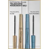 Loreal Paris Telescopic Siyah Suya Dayanıklı Maskara