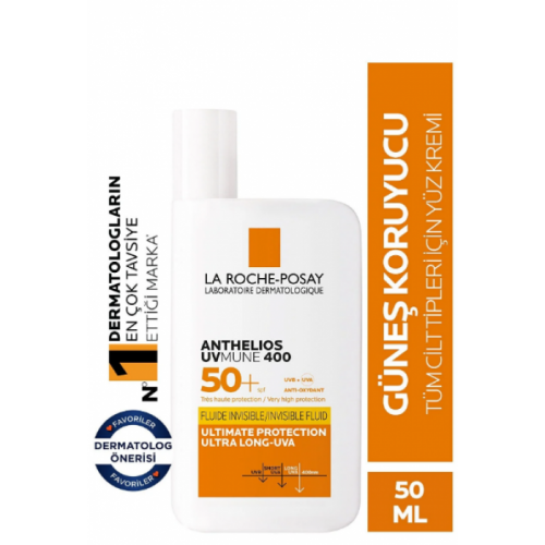 La Roche-Posay Anthelios Uvmune 400 İnvisible Fluid Güneş Kremi Spf50+ 50ml La Roche-Posay Anthelios Uvmune 400 İnvisible Fluid Güneş Kremi Spf50+ 50ml