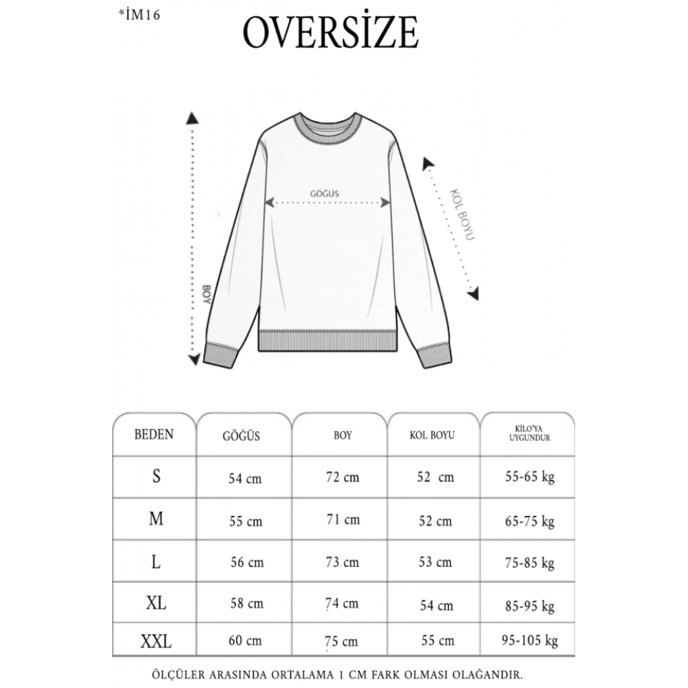 Unisex Üç İplik Parçalı Yakalı SweatShirt - Yeşil