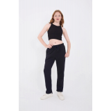 Unisex Üç İplik Basic Eşofman Pantolon - Lacivert