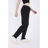 Unisex Üç İplik Basic Eşofman Pantolon - Siyah