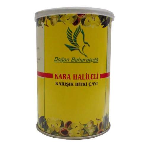 Kara Halileli Karışık Bitkisel Çay 100Gr Teneke Kutu Kara Halileli Karışık Bitkisel Çay 100Gr Teneke Kutu