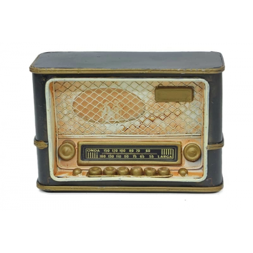 Vintage Tasarım Dekoratif Metal Radyo Vintage Tasarım Dekoratif Metal Radyo
