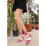 Fuşya Cilt Renkli Topuklu Ayakkabı