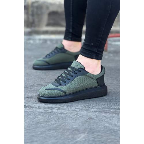 Haki Triko Erkek Casual Ayakkabı Haki Triko Erkek Casual Ayakkabı