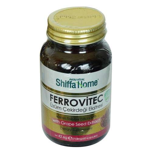 Shiffa Home Ferrovitec Üzüm Çekirdeği Ekstresi Diyet Takviyesi 710 Mg x 60 Kapsül Shiffa Home Ferrovitec Üzüm Çekirdeği Ekstresi Diyet Takviyesi 710 Mg x 60 Kapsül