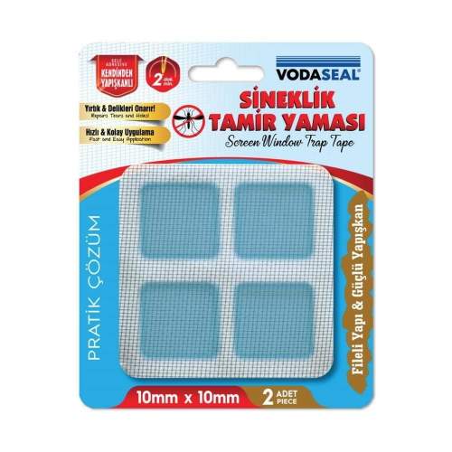 Vodaseal Sineklil Tamir Yaması 10 mm X 10 mm 2 Adet Vodaseal Sineklil Tamir Yaması 10 mm X 10 mm 2 Adet