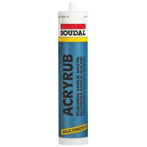 Soudal Acryrub Silikonize Mastik 310 ml Gri Soudal Acryrub Silikonize Mastik 310 ml Gri