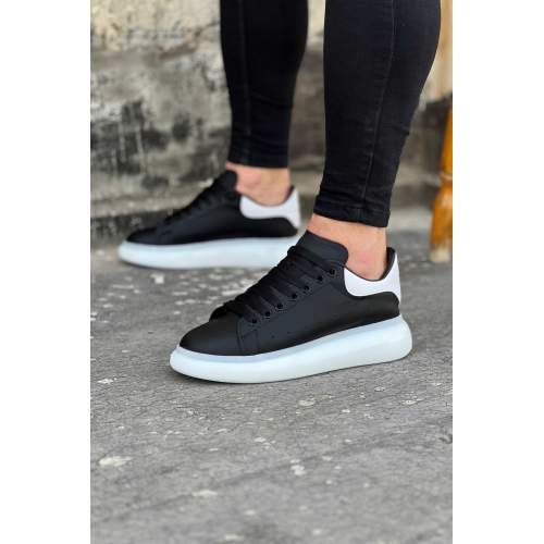 Siyah Beyaz Erkek Casual Ayakkabı Siyah Beyaz Erkek Casual Ayakkabı