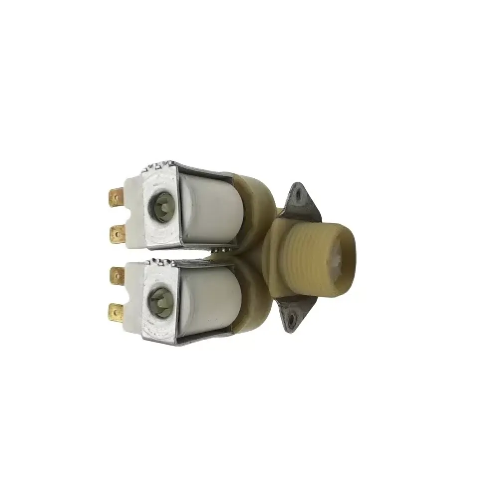 3/4 inç N.K. 12 V AC / DC 10.5 MM 90 DERECE İKİLİ SU VENTİLİ SOLENOİD VANA (Lisinya)