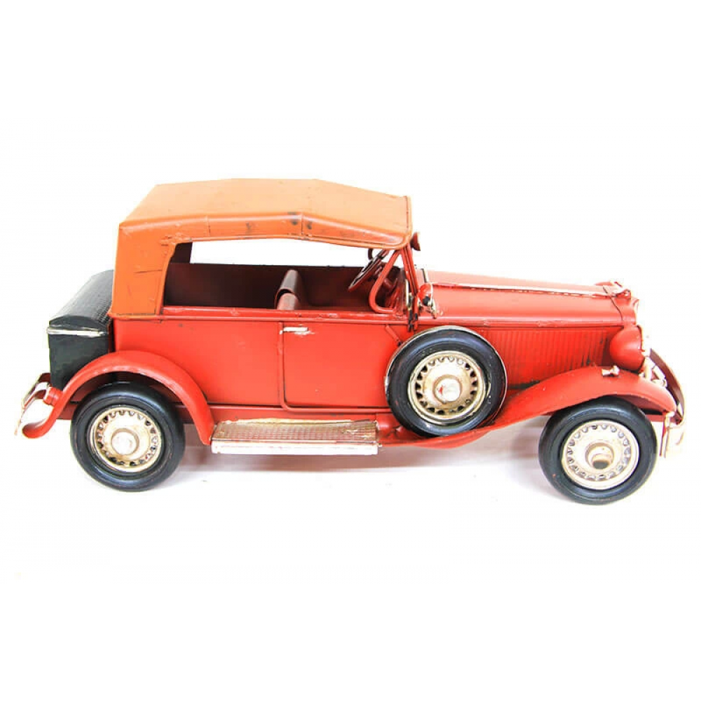 Vintage Tasarım Dekoratif Metal Araba