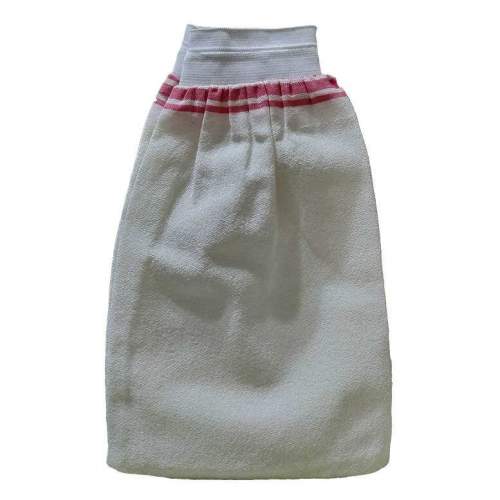 İpek Sırt ve Vücut Kesesi Lastikli Beyaz 15X25 İpek Sırt ve Vücut Kesesi Lastikli Beyaz 15X25