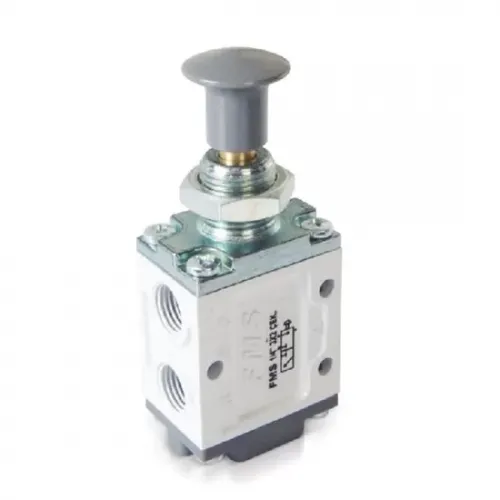 1/4 - 3/2 ÇEKMELİ YAYLI PNÖMATİK VALF (Lisinya) 1/4 - 3/2 ÇEKMELİ YAYLI PNÖMATİK VALF (Lisinya)