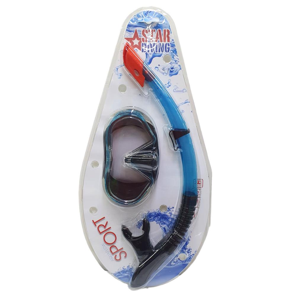 ÇNR-51712 - MASKE SET  PC - STAR DIVING (Lisinya)