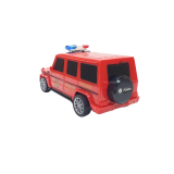 Uzaktan Kumandalı Mercedes Polis Jeep 1:20 Ölçek 18 Cm Kırmızı - 13578-887 (Lisinya)