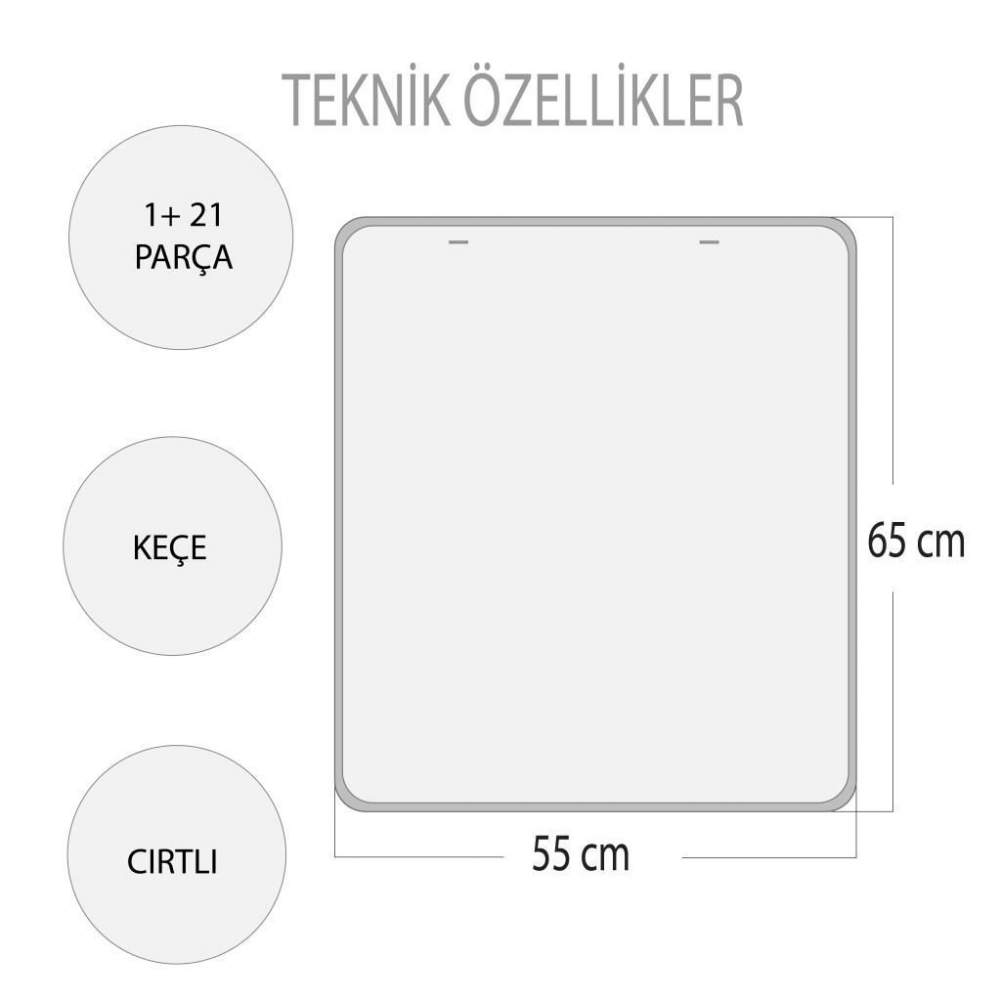 İngilizce Zıt Kavramlar Keçe Cırtlı Duvar Panosu , Eğitici Oyuncak