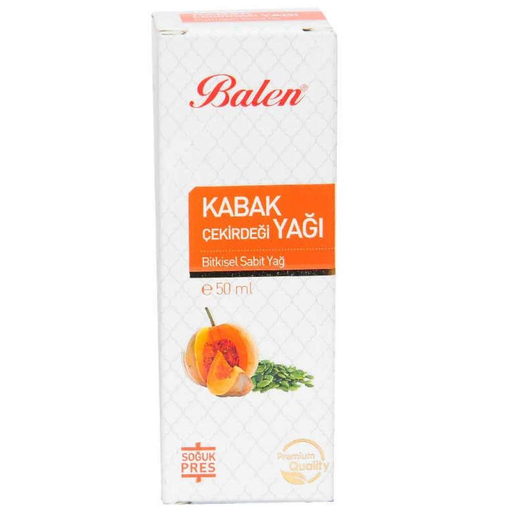 Kabak Çekirdeği Yağı Soğuk Pres 50 ML Cam Şişe