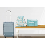 Baby 6lı Desenli Fileli Bavul Valiz İçi Düzenleyici Çok Amaçlı Organizer (yeşil)