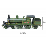 Vintage Tasarım Dekoratif Metal Lokomotif