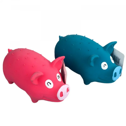 Latex Domuz Köpek Oyuncağı Sesli 21cm x 10 cm 1 Adet Latex Domuz Köpek Oyuncağı Sesli 21cm x 10 cm 1 Adet