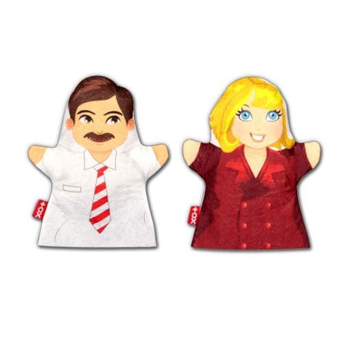 2 Parça  Ebeveyn El Kukla Set , Eğitici Oyuncak 2 Parça  Ebeveyn El Kukla Set , Eğitici Oyuncak