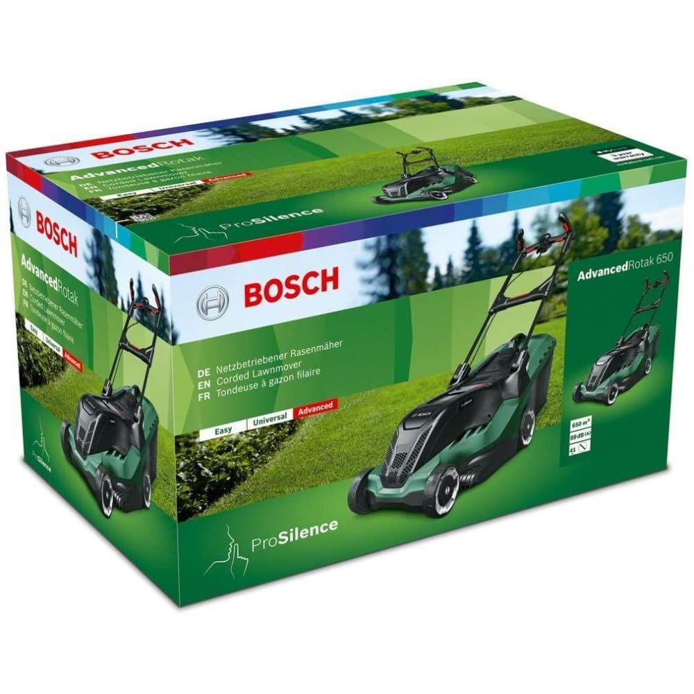 Bosch Advanced Rotak 650 Elektrikli Çim Biçme Makinesi