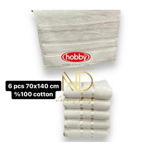 Dolce Açık Sarı 70x140 6lı Havlu Seti Dolce Açık Sarı 70x140 6lı Havlu Seti