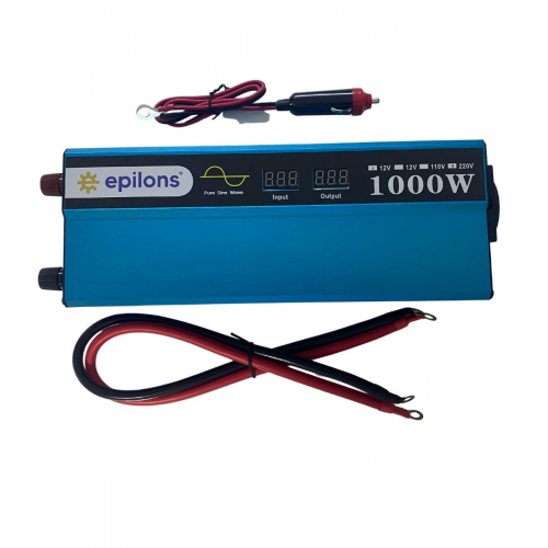 Epilons 12v 1000w Tam Sinus İnverter (220v Çevirici) - Taşınabilir Güç Kaynağı Epilons 12v 1000w Tam Sinus İnverter (220v Çevirici) - Taşınabilir Güç Kaynağı