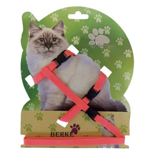 Gezdirme Kayışlı Dokuma Kedi Göğüs Tasma Seti 20*32-120 cm Turuncu Gezdirme Kayışlı Dokuma Kedi Göğüs Tasma Seti 20*32-120 cm Turuncu