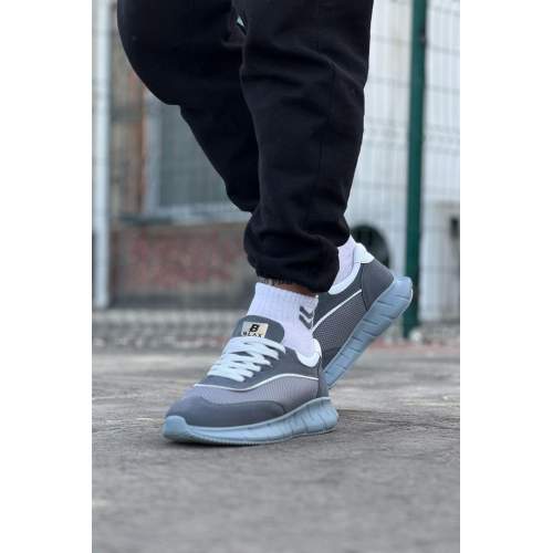 Gri Triko Erkek Spor Ayakkabı Gri Triko Erkek Spor Ayakkabı