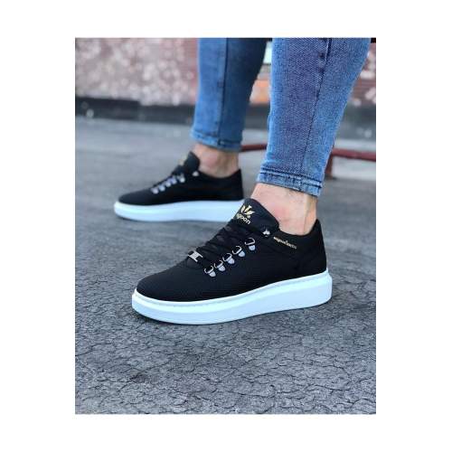 Siyah Erkek Casual Ayakkabı Siyah Erkek Casual Ayakkabı