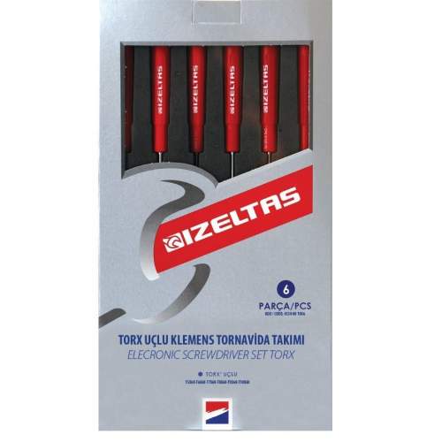 İzeltaş 4530 Elektronikçi Torx Tornavida Seti 6 Parça İzeltaş 4530 Elektronikçi Torx Tornavida Seti 6 Parça
