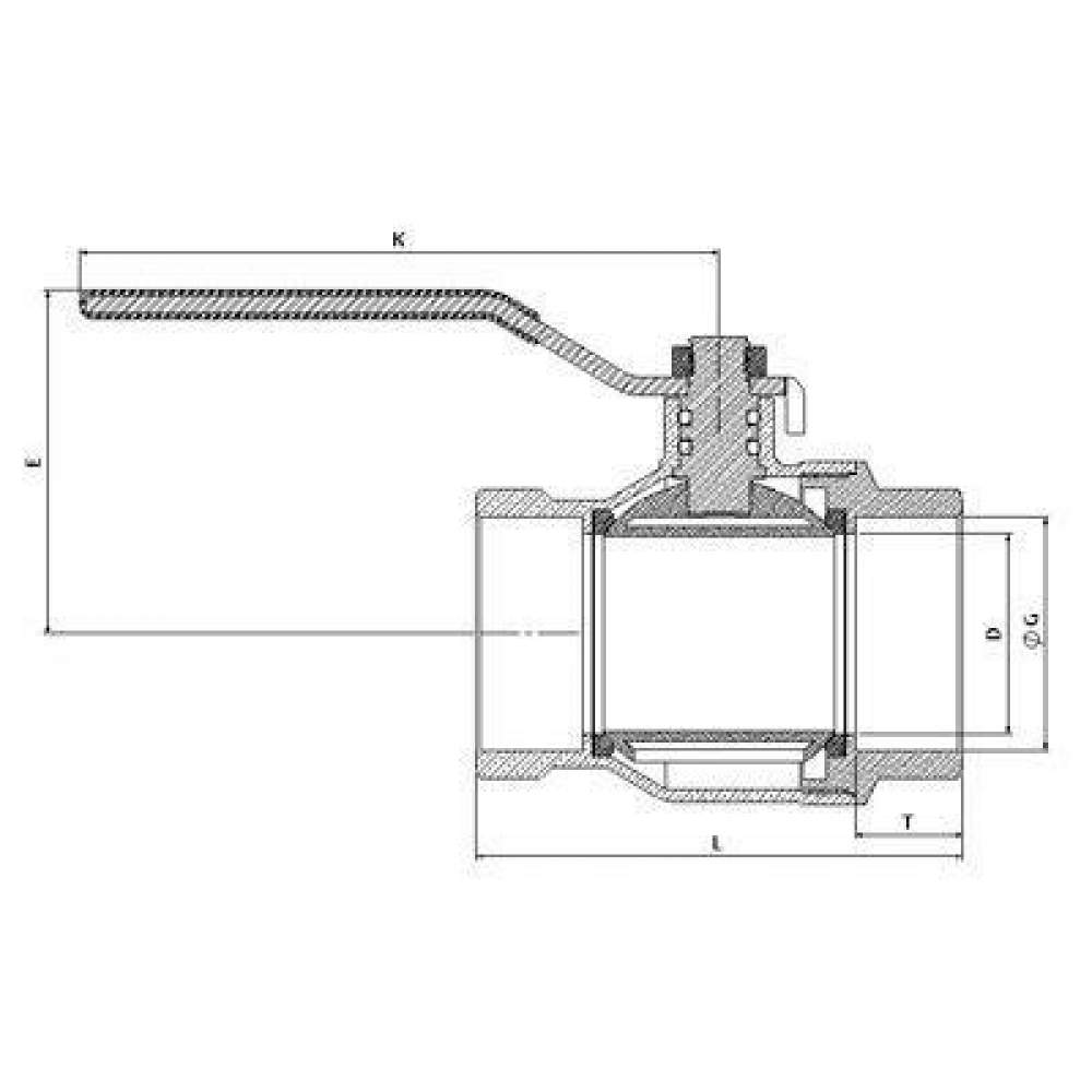 1 1/2 Küresel Vana Tam Geçişli PN16 1 1/2 Küresel Vana Tam Geçişli PN16