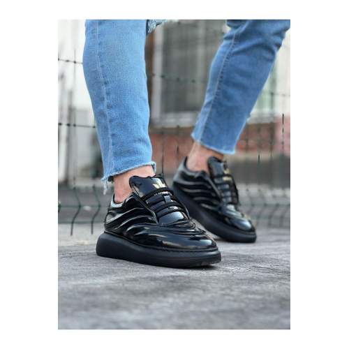 Kömür Rugan Erkek Casual Ayakkabı Kömür Rugan Erkek Casual Ayakkabı