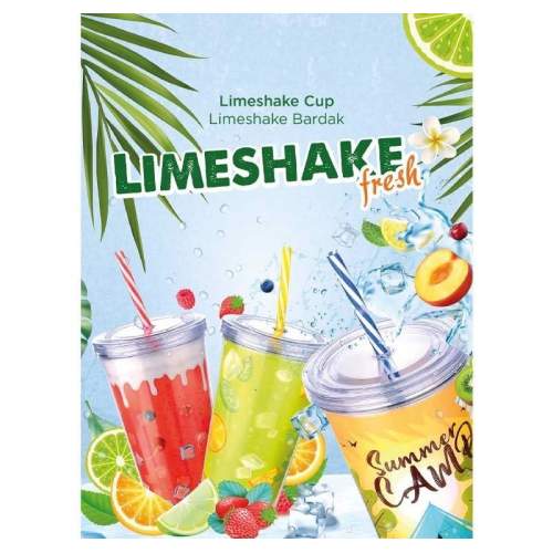 Cool Lime Bardağı - Limeshake Bardak 600 ML Cool Lime Bardağı - Limeshake Bardak 600 ML