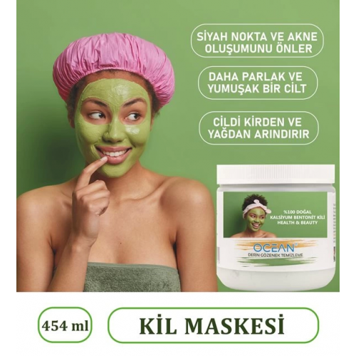 Doğal Derinlemesine Gözenek Temizleyici Etkili Kil Maskesi Doğal Derinlemesine Gözenek Temizleyici Etkili Kil Maskesi