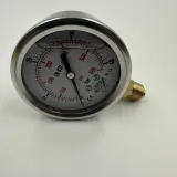Q 63 - 0 - 40 BAR 1/4 ALTTAN ÇIKIŞLI GLİSERİNLİ MANOMETRE (Lisinya)