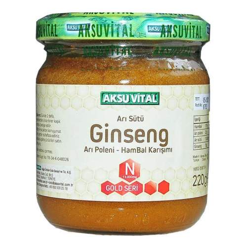 Arı Sütü Ginseng Polen Bal Karışımı 220 Gr Arı Sütü Ginseng Polen Bal Karışımı 220 Gr