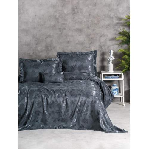 Smart Çift Kişilik Yatak Örtüsü Dafne Mavi