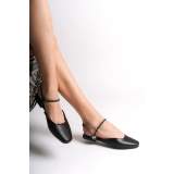 Lisinya948 Lastikli Ortopedik Rahat Taban Bilekten Taş Detaylı Kadın Babet Ayakkabı ST Siyah Lisinya948 Lastikli Ortopedik Rahat Taban Bilekten Taş Detaylı Kadın Babet Ayakkabı ST Siyah