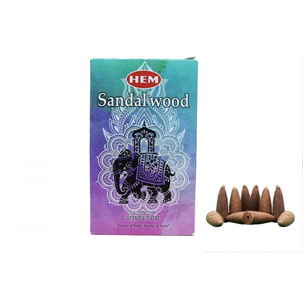 Sandalwood Back Flow Konik Tütsü 10lu..