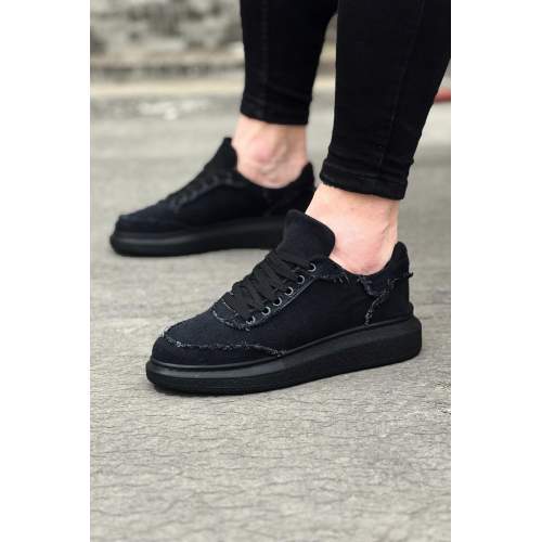 Kömür Kot Kumaş Erkek Casual Ayakkabı Kömür Kot Kumaş Erkek Casual Ayakkabı